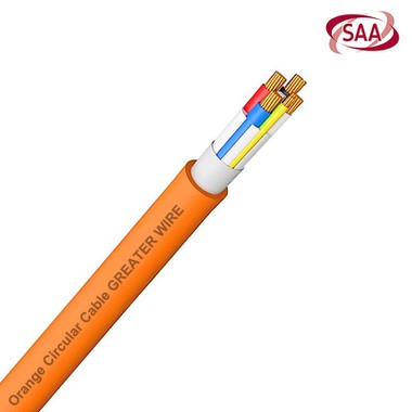 6mm orange circular cable 6mm orange circular cable